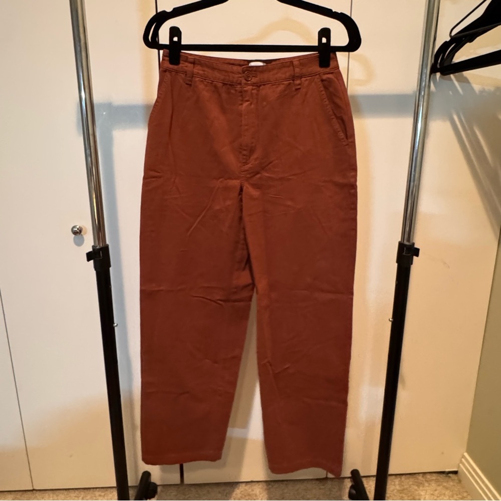 Aritzia Women's Rust Wide Leg Pants